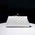 Faux Leather Envelope Clutch Evening Handbag