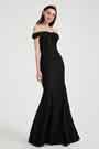 Sexy Black OFF Shoulder Elegant  Party Evening Dress