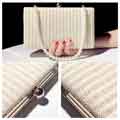 Women's Wedding Purse, Pearl Clutch/Handbag for Party/Formal Occasion