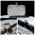 Womens Retro Clutch Shining Sequin Evening Handbag