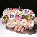 New Fashion Flower Women Purse Clutch Evening Bag