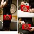 Red Tanpell Womens Crystal Evening Clutch Handbag