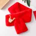 New Kids Christmas Cartoon Warm Scarf