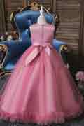 Girls Princess Flower Dress Kids Prom Puffy Ball Gowns