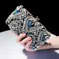New Floral Crystal Clutch Women's Bag Evening Handbag
