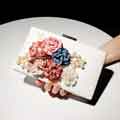 Flower Wedding Evening Clutch Purse Bride Floral Clutch Bag