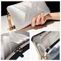 Women Evening Clutch Bags, Silk Satin Party Evening Handbags