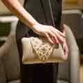 Women Pearl Purse Bead Evening Clutch