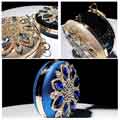 Womens Evening Bag Round Rhinestone Crystal Clutch Purse