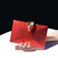 Women's Clutches Glitter Leaf Clasp Evening Bag