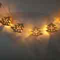Wooden Christmas Tree decoration LED String Lights