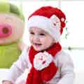 Lovely Cute Kids Hat Christmas Festival Sant Red Hat