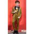 New Notch Lapel 5 Pieces Ticket Pocket Boys Suit