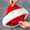 Lovely Red Festival Santa Claus Hat Holiday Christmas Hat