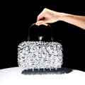 Womens Retro Clutch Shining Sequin Evening Handbag