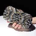 Crystal Beaded Clutch Evening Bags for Women Formal Bridal Wedding