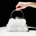 Women's Silk Satin Flowers Wedding Evening Bags Clutch