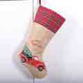 Christmas Gift Socks Candy Bags with Car Pattern