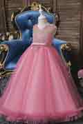 Girls Princess Flower Dress Kids Prom Puffy Ball Gowns