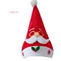 Red Velvet children embroidered Santa Claus Christmas Hat