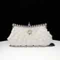Shiny Pearl Embellished Purse Clutch Handbag