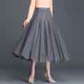 2021 Top Tea-length drape Spring/Summer Pleated Tulle skirt