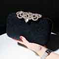 Women Crystal Clutch Beaded Rhinestone Purse Wedding Party Handbag