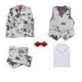 New Chic Printed 5 Pieces Boys' Suit Kids Suit