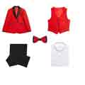 New Notch Lapel 5 Pieces One Button Boys Suit