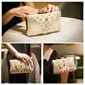 Women Pearl Purse Bead Evening Clutch