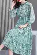 New Women Floral Printed Summer Holiday Maxi Party Dress