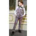 New Notch Lapel 5 Pieces Ticket Pocket Boys Suit