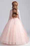 Sparkle Sequins Beads Tulle Wedding Flowergirl Dress