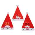 Red Velvet children embroidered Santa Claus Christmas Hat