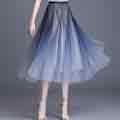 Women's A Line Tea Length Tutu Tulle Prom Party Dance Skirt