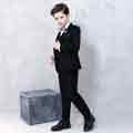 New Black Formal Boy Suit from Baby to Teen