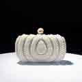New Full Beaded Artificial Pearls Handbag Evening Bag