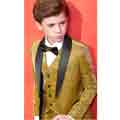 New Notch Lapel 5 Pieces Ticket Pocket Boys Suit