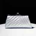 Faux Leather Envelope Clutch Evening Handbag