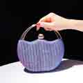 Women Girls Mini Glitter Sequins Seashell Handbag