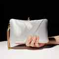Women Evening Clutch Bags, Silk Satin Party Evening Handbags