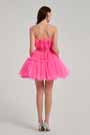 Lovely Hot Pink Star Red Carpet Cocktail Party Dress