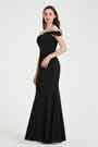 Sexy Black OFF Shoulder Elegant  Party Evening Dress