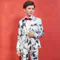 New Chic Printed 5 Pieces Boys' Suit Kids Suit