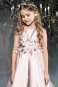 New Sleeveless Short Beads Delicate Flower Girl Dresses