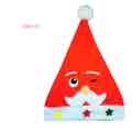Red Velvet children embroidered Santa Claus Christmas Hat