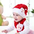 Lovely Cute Kids Hat Christmas Festival Sant Red Hat