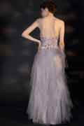 New Halter Open Back layers Tulle Party Dress