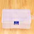 Rectangular Transparent Plastic Storage Box Packaging Box