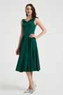 eDrerssit Nouvelle Robe de Cocktail En Satin Verte